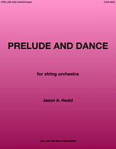 Prelude and Dance Orchestra sheet music cover